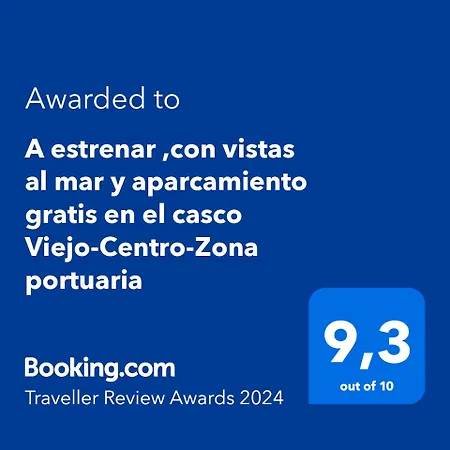 A Estrenar ,con Vistas Al Mar Y Aparcamiento Gratis En El Casco Viejo-centro-zona Portuaria * Vigo
